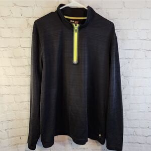 Men's Fila Sport athletic zip longsleeve shirt, size XXL